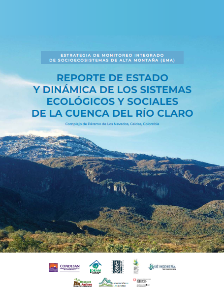 Reporte de estado y dinámica de los sistemas ecológicos y sociales de la cuenca de Río Claro